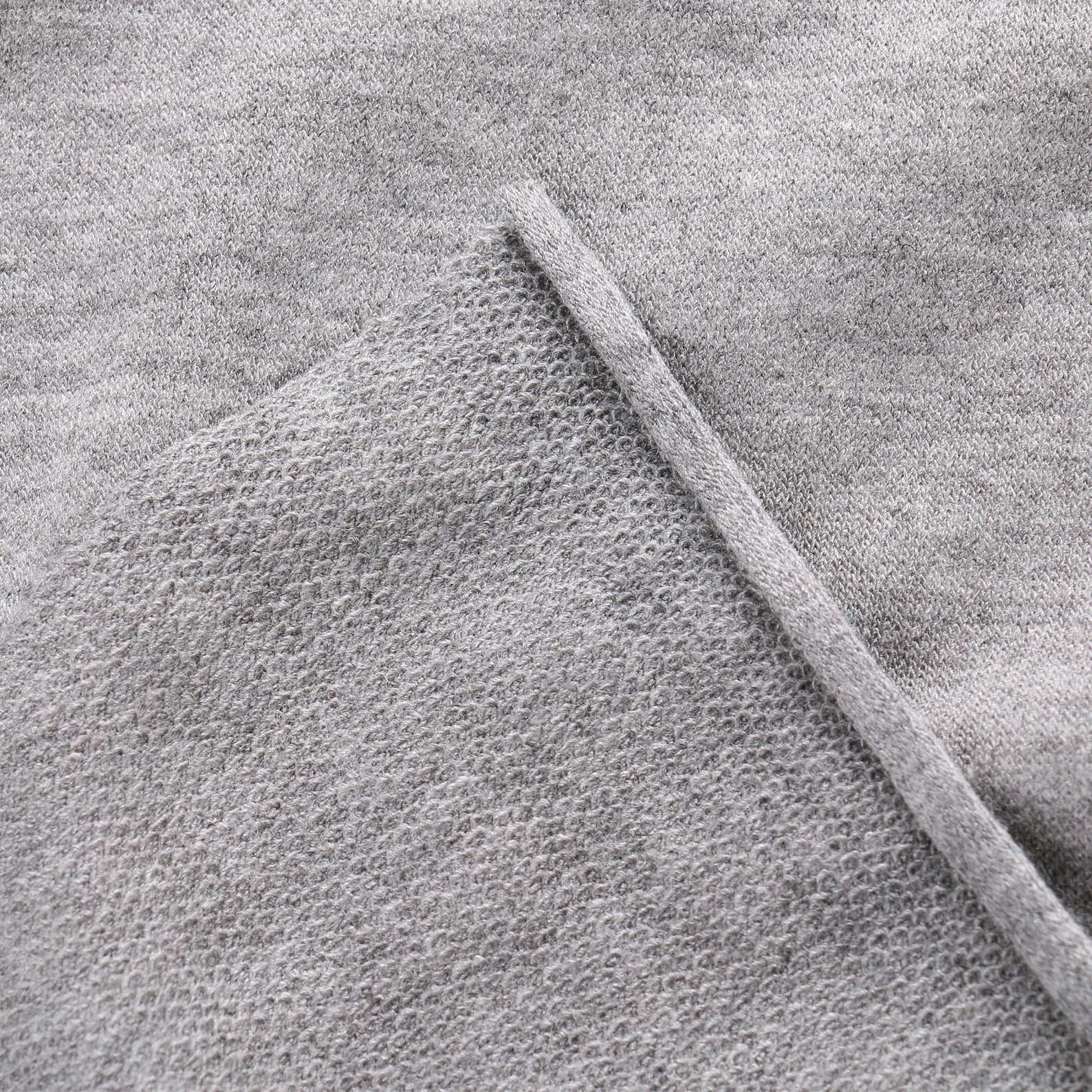 56 2Way Stretch French Terry Grey Knit Fabric Heather Etsy