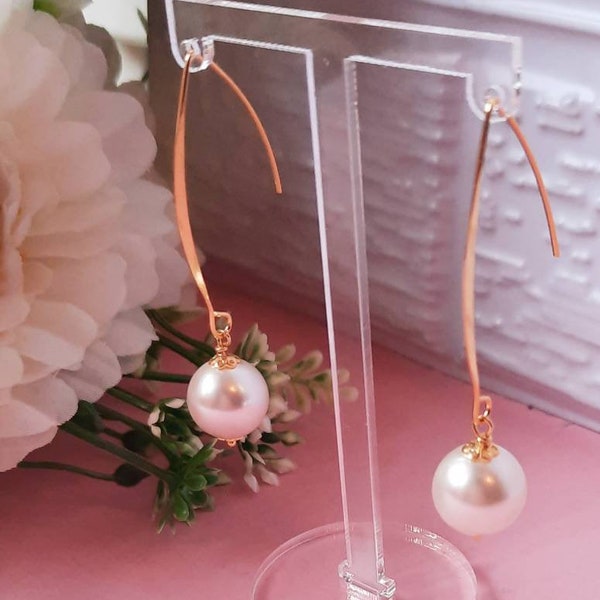 Orecchini Da Damigella D'onore In Argento 925 Con Zirconi Cubici - Foto 10