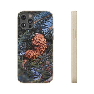 Custodia per telefono cono di pino - Custodia per telefono albero di pino - Custodia per telefono foresta - Custodia per telefono naturale - Custodia per iPhone - Custodia per telefono Samsung - Custodie per telefoni