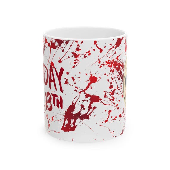 Tazza Venerdì 13 A Forma Di Maschera Di Jason Voorhees - 500ml - Decorazione Halloween