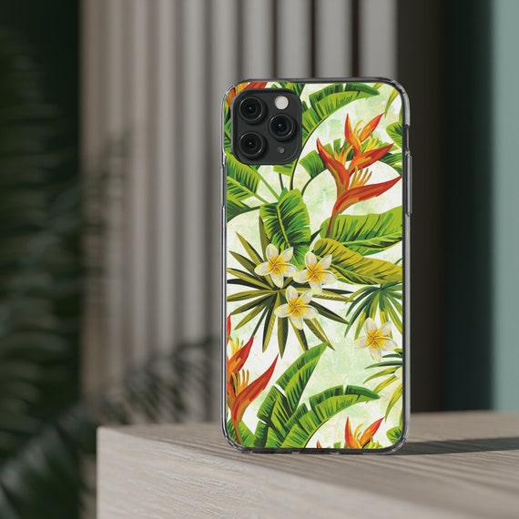 Tropical Clear Phone Cases - Paradise Phone Case - iPhone Cases - Samsung  Cases - Beach Phone Case - Green Tropical Phone Case - Etsy