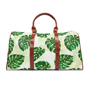 Tropical Travel Bag - Waterproof Travel Bag - Vacation Travel Bag - Overnight Travel Bag - Weekender Travel Bag - Travel Bag - Cabin Bag