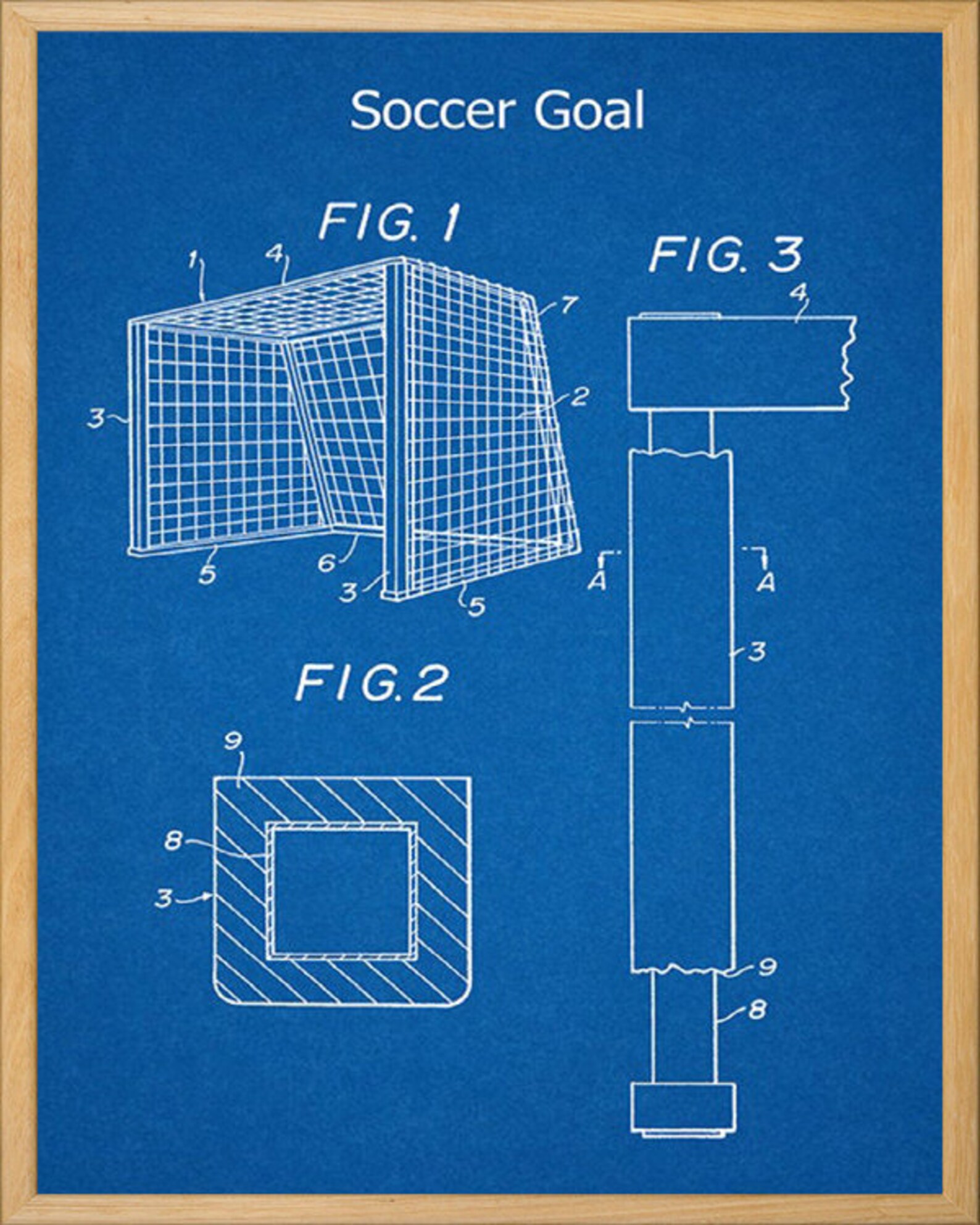 Soccer Goal Goal Decor Soccer Poster Soccer Wall Decor Etsy