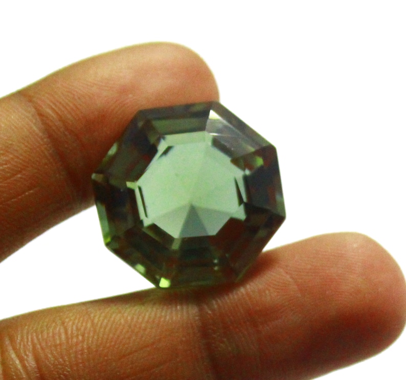 50.20 Carat Certified Natural UntreatedUnheated Octagon Shape Color Changing Russian Alexandrite Loose Gemstone VJ976
