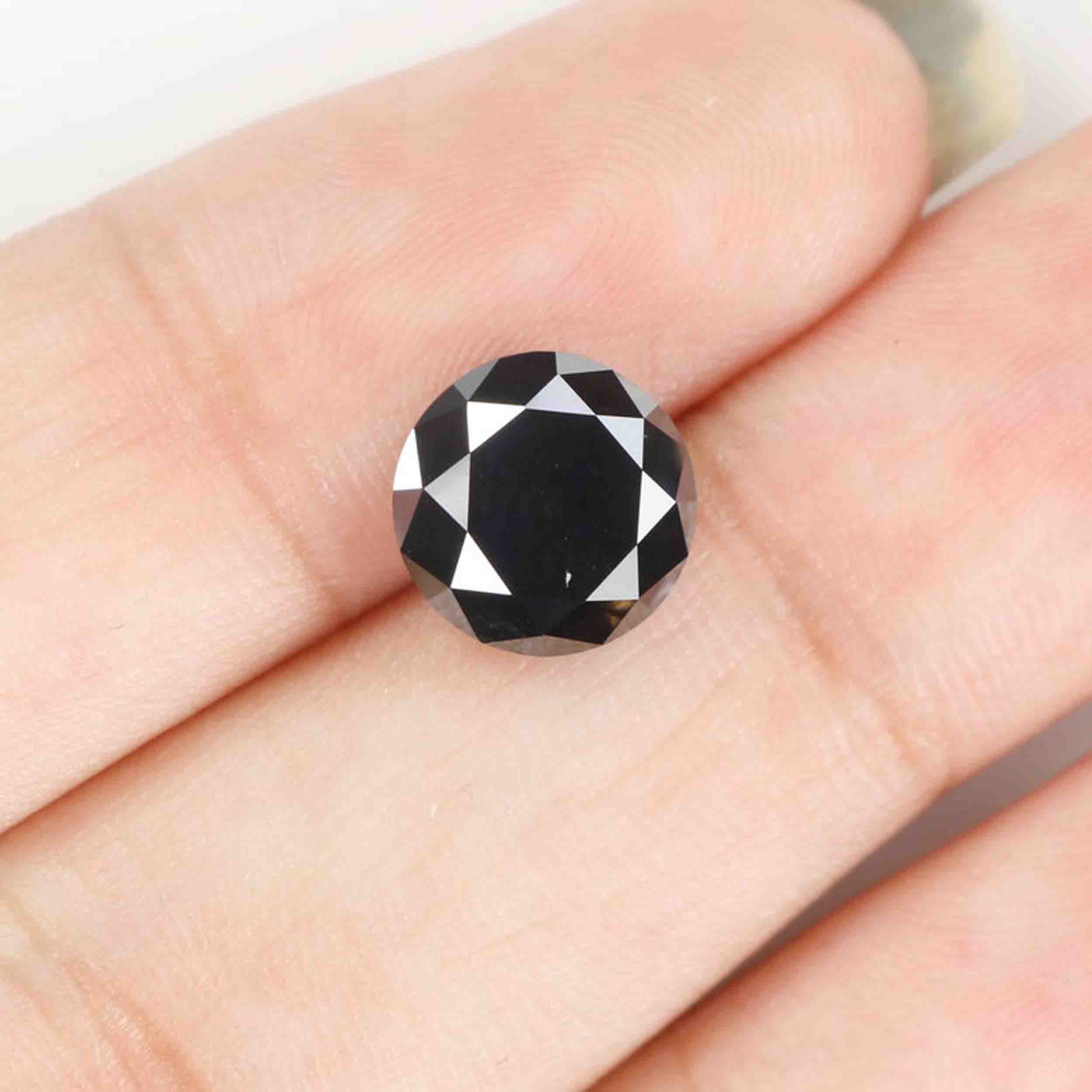 1.50 Karat Natürlicher schwarzer Diamant Rundschliff Etsy 1.50 Karat Natürlicher schwarzer Diamant Rundschliff Etsy