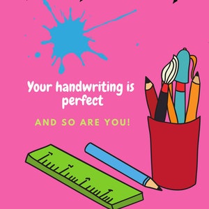 Pencilbox Notes for Kids, School, Encouragement Notes, Printable Notes, Teacher, Student, Instant Download, Positivity, Sticker, Book