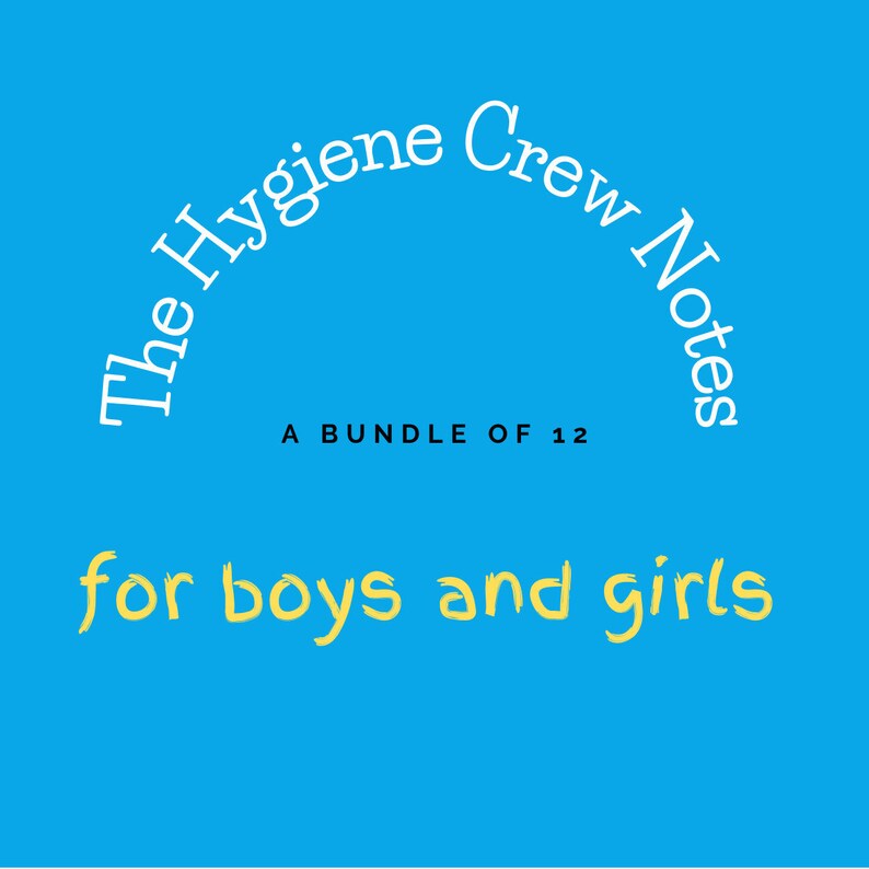 Hygiene Crew Notes for Kids Dental Oral Hygiene Bathroom - Etsy