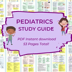 Guia de estudo de pediatria | Guia de estudo do estudante de enfermagem | Download Digital