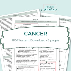 Krebs | Krankenpflege-Studienführer | Studiennotizen | Digitaler Download