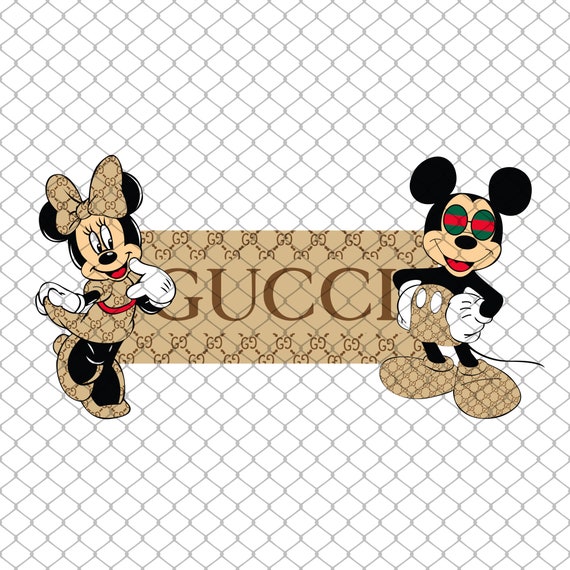 Mickey mouse svg Minnie mouse svg Disney svg Gucci brand ...