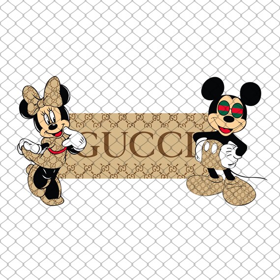 Mickey mouse svg Minnie mouse svg Disney svg Gucci brand ...