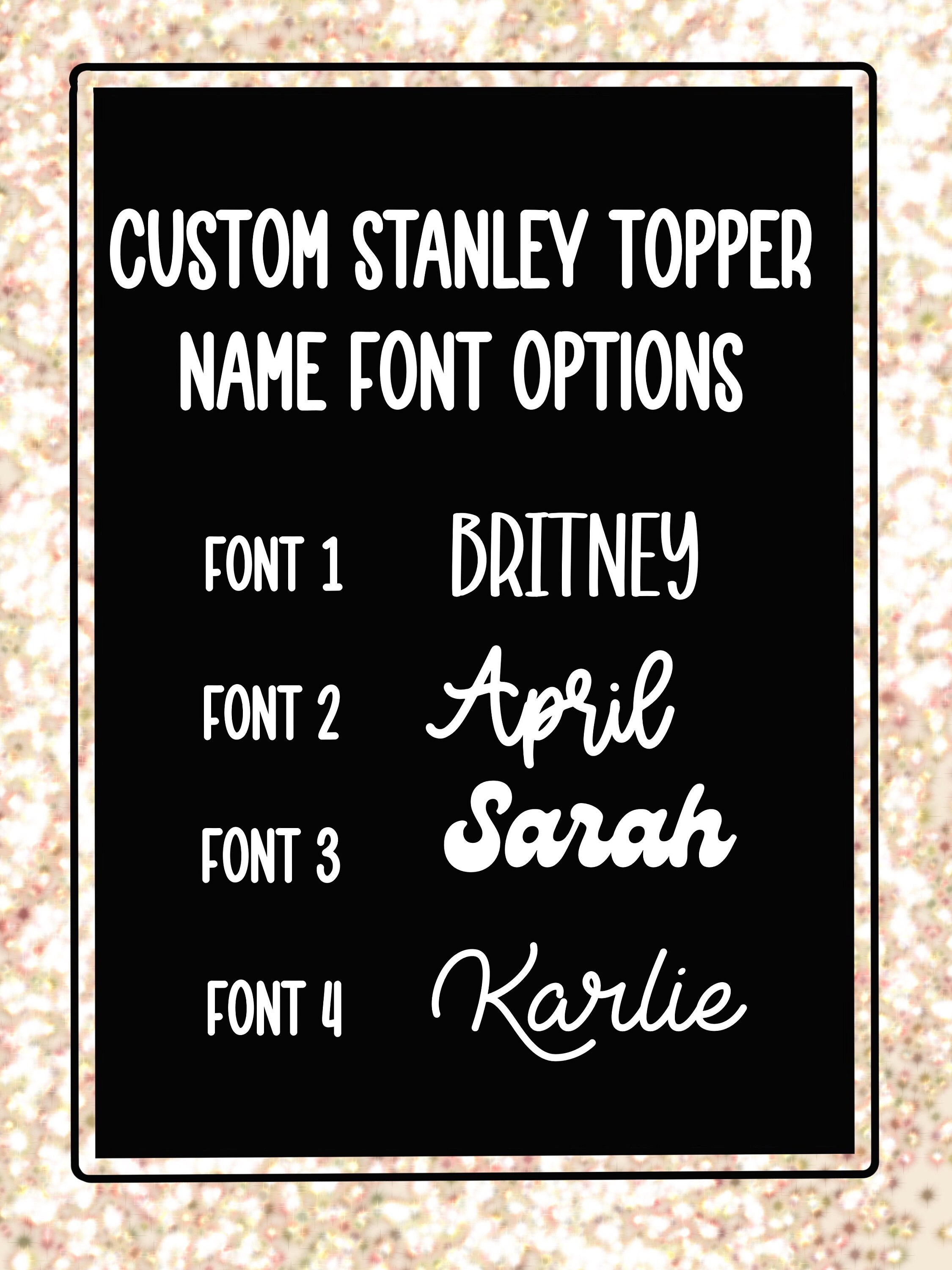 Stanley Name Plate, Stanley Topper, Personalized Stanley Cup, Tumbler Name  Tag, Stanley Cup Accessories, Name Tag Stanley H2.0, Name Plate 