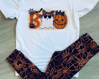 Kids Boo Halloween Shirt