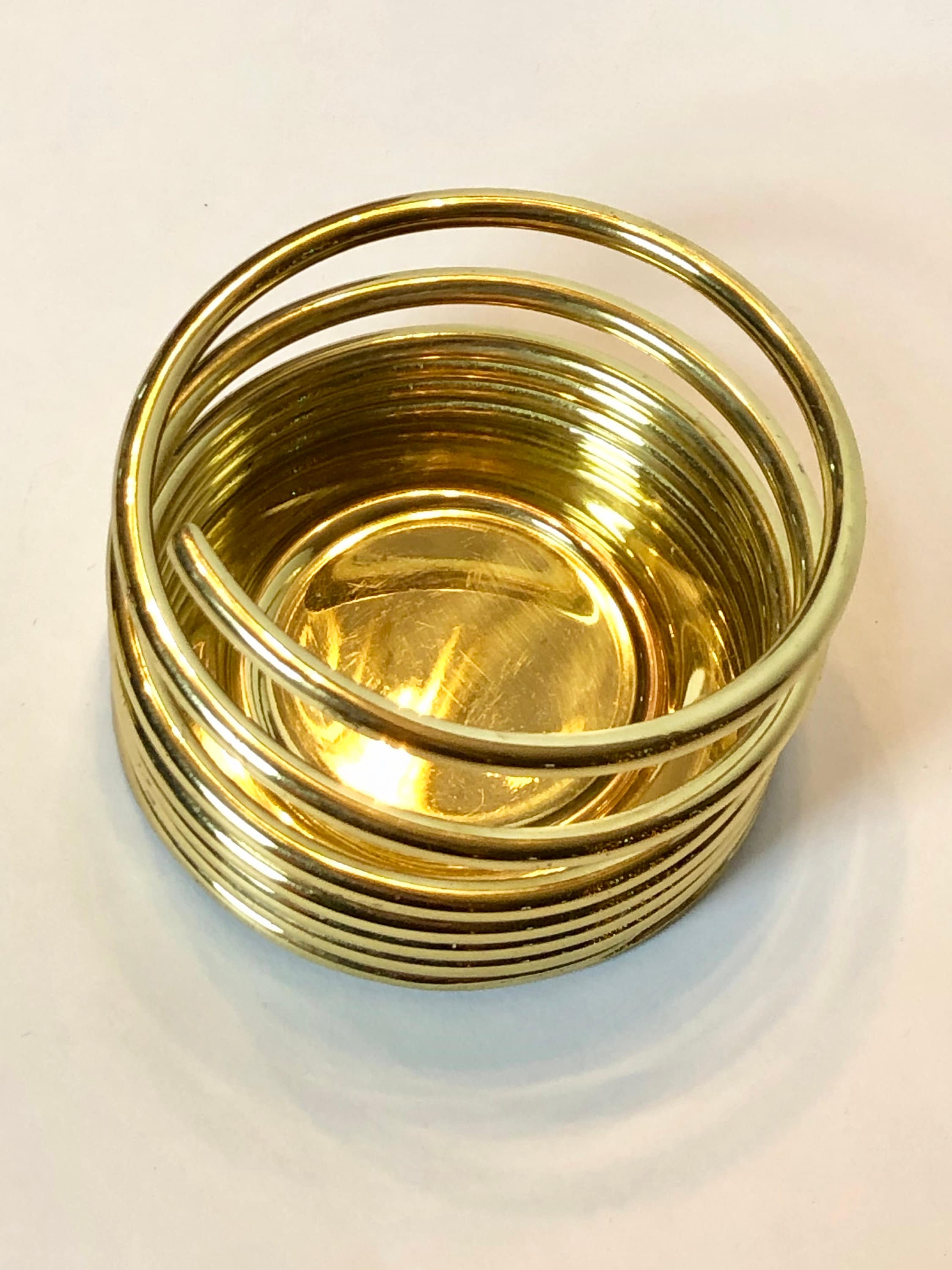 Brass Coil Candle Holder Partylite Etsy 日本