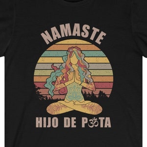 Playera namaste hijo de hotsell