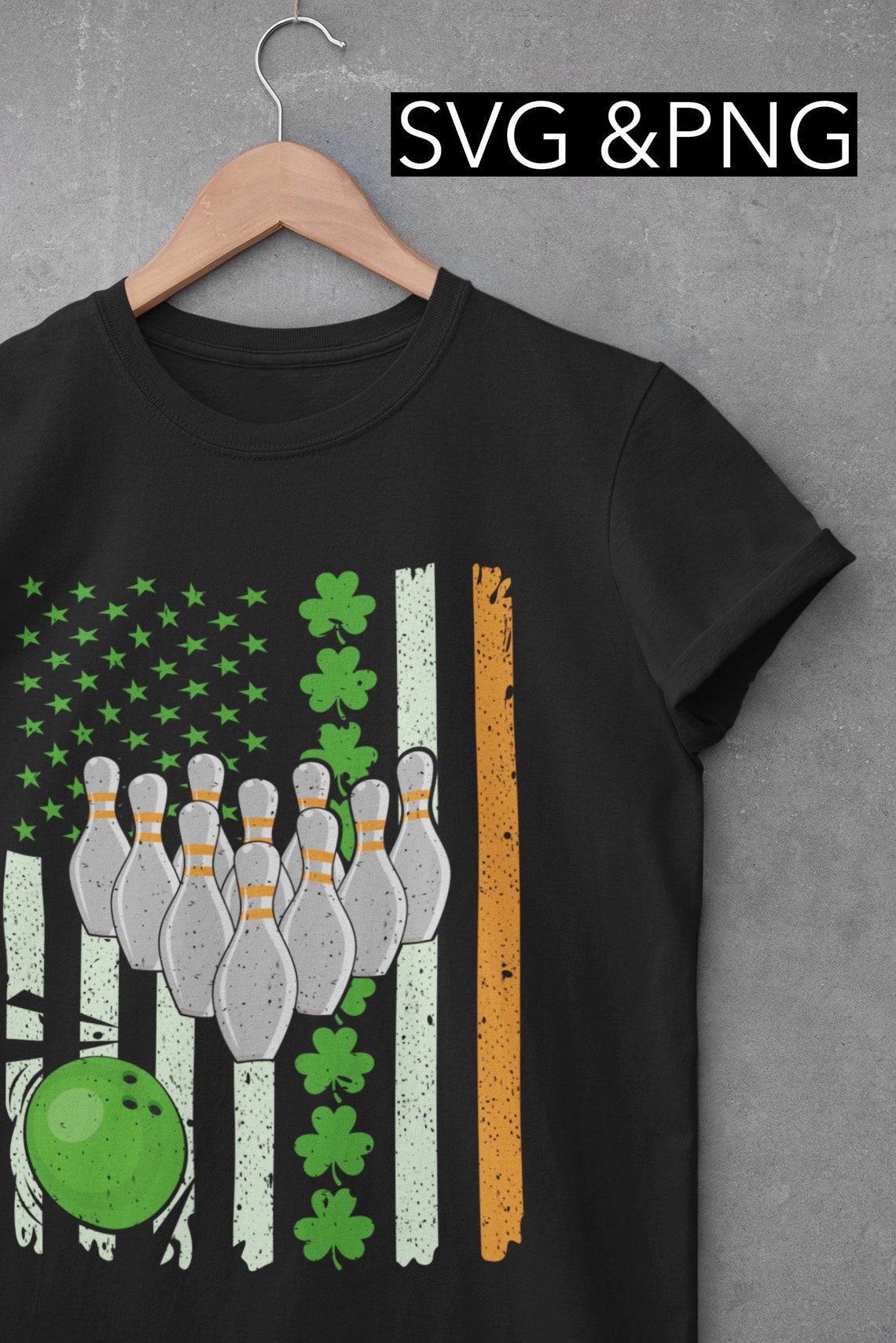 Irish American Flag Bowling Ball St. Patrick's Day SVG and Etsy