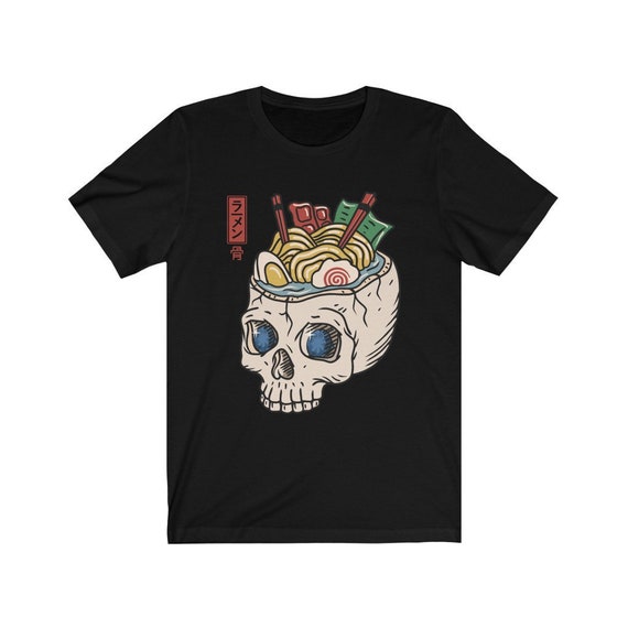 Ramen Brain Classic Japanese Fast Food Gift Skeleton Party Unisex