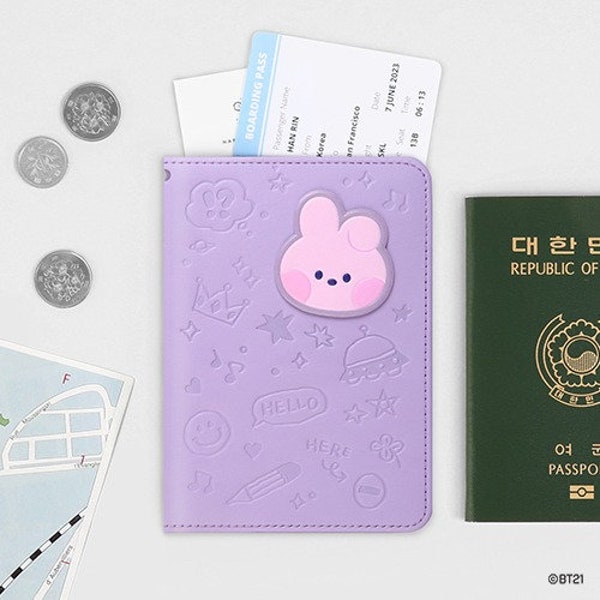 BT21 Passport Cover  [minini] / BTS ARMY Kpop