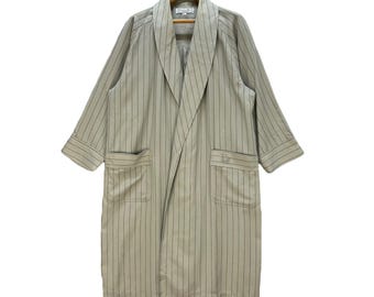 Vintage Christian Dior Velour Robe: Burgundy Monsieur Kimono