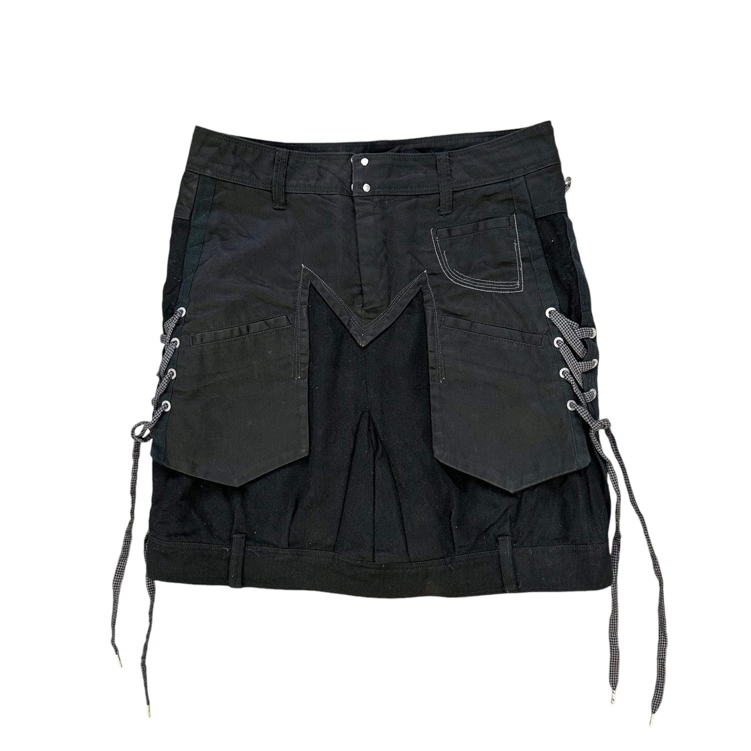 Vintage Marithe Francois Girbaud Bondage Mini Skirts Size S W28