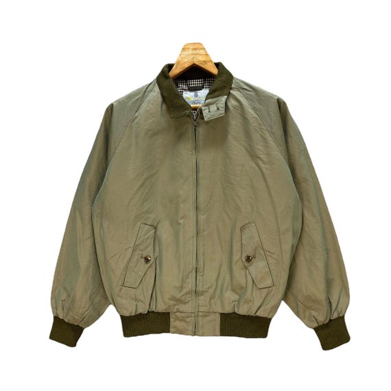 Vintage Aquascutum Harrington Jacket: Men's Size L, Checked Lining