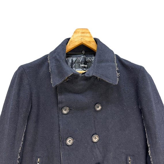 SHELLAC Deconstructed Double Breasted Wool Coat J… - image 2