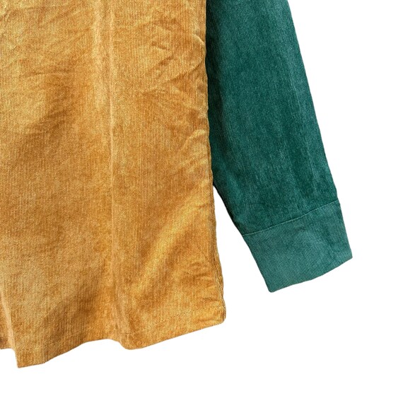 ROMWE Multicolor Patchwork Button Shirt Women's S… - image 5