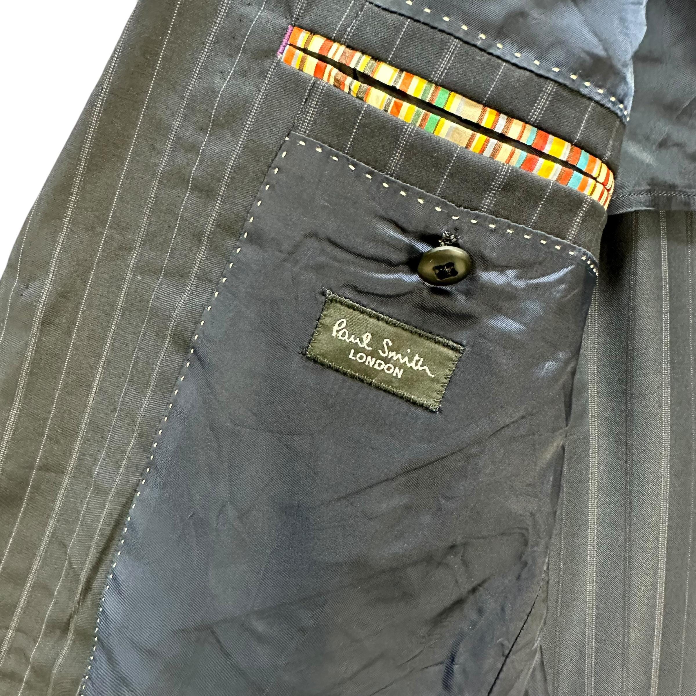 Paul Smith Loro Piana Wool Striped Suit Jacket - Size XL - Etsy
