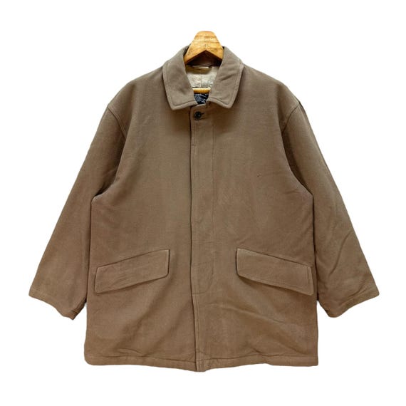 Vintage 90's BURBERRYS Wool Coat Jacket Size M #A78-1896