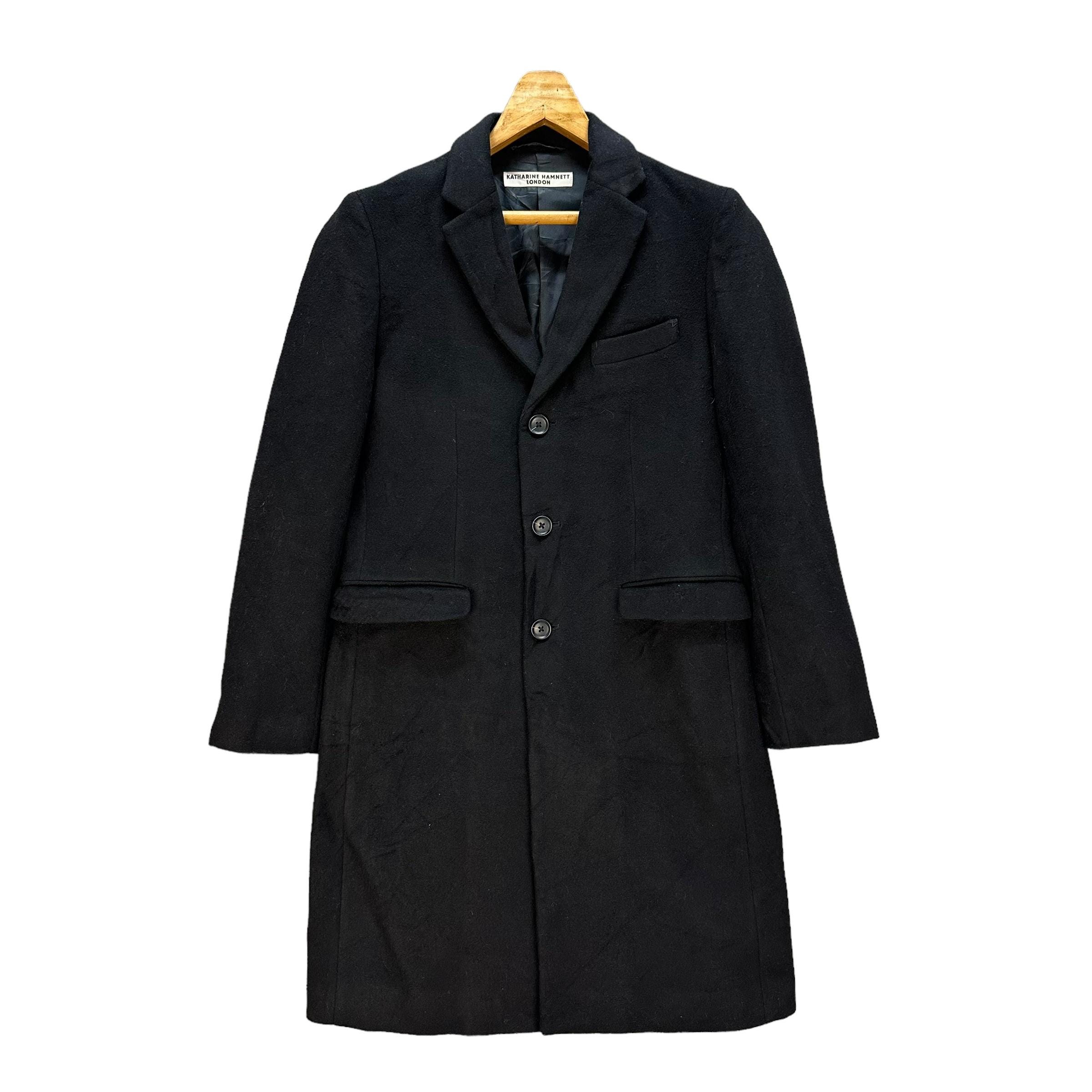 Vintage KATHARINE HAMNETT LONDON Wool Overcoat - Men's Size M