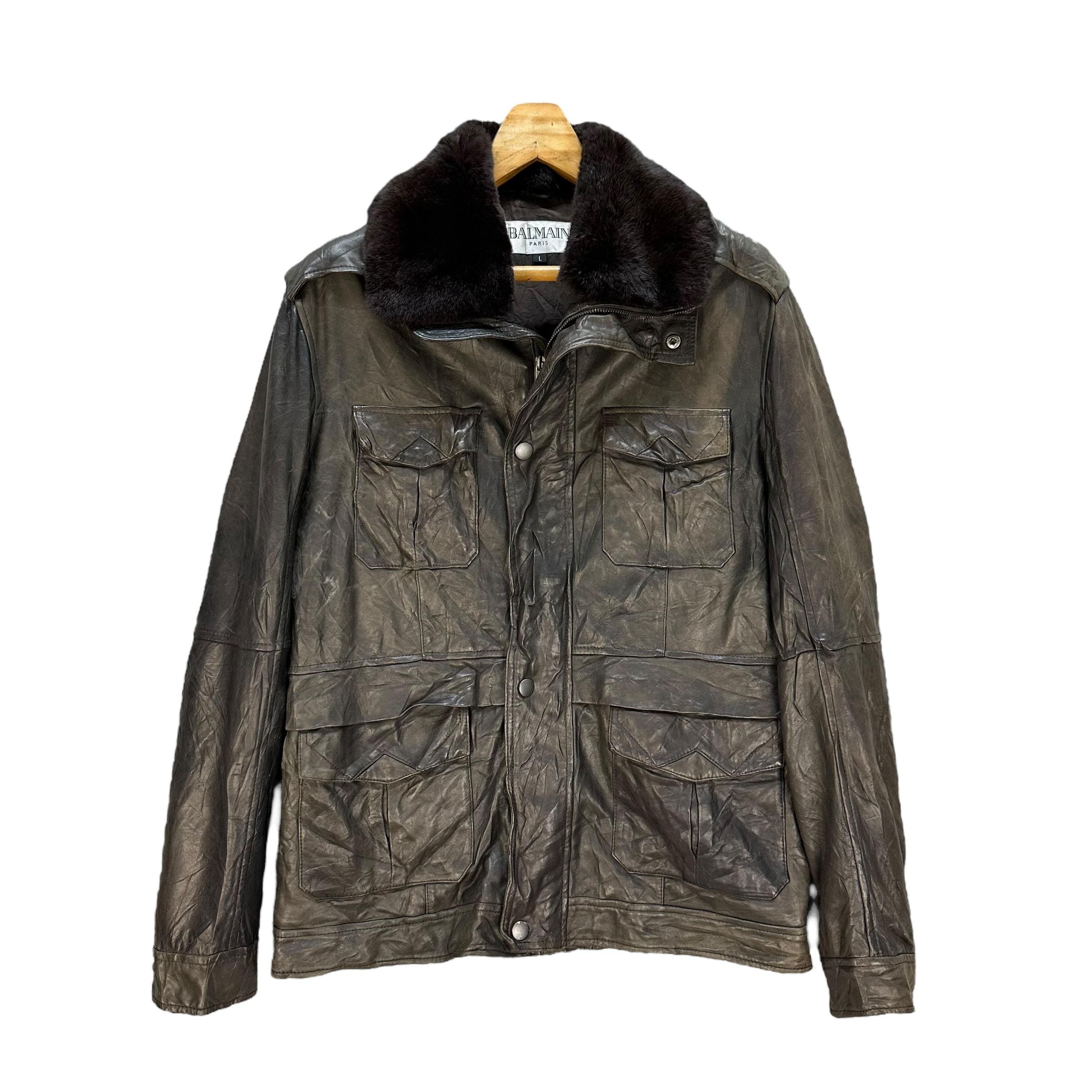 ジャケット・アウター 80s balmain cashmere super long far coat Balmain Russian Squirrel Reversible Fur Coat, Size L