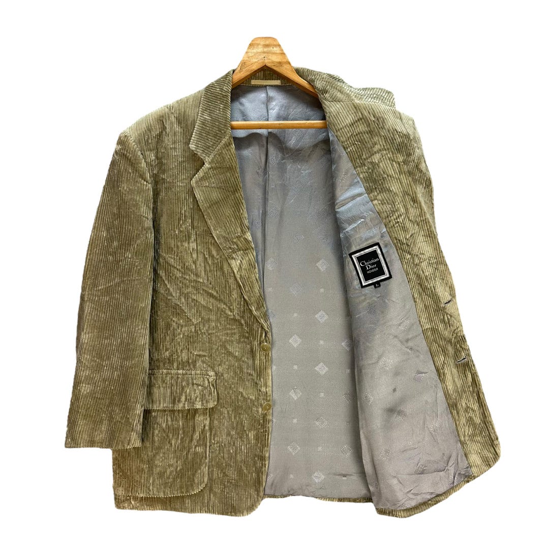 Christian Dior MonsiuerテーラードジャケットArchive Vintage Christian Dior Monsieur Wool Blazer, Notch Lapel