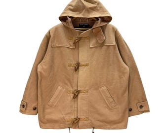 Vintage 90's POLO RALPH LAUREN Duffle Coat Size M Made in Usa Polo
