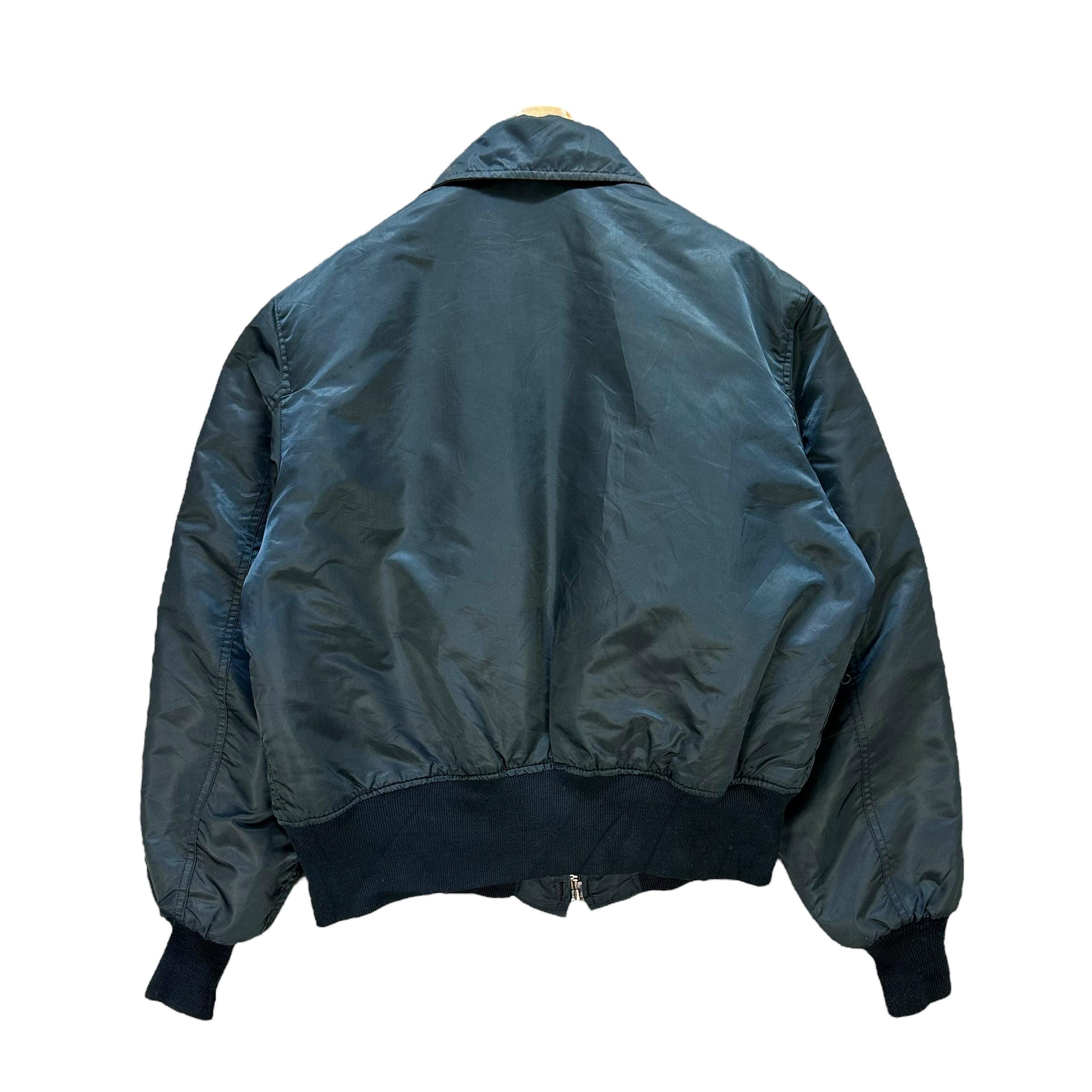 Vintage 80s Bomber Jacket: CORINTH MFG Flight Jacket, Made in USA
