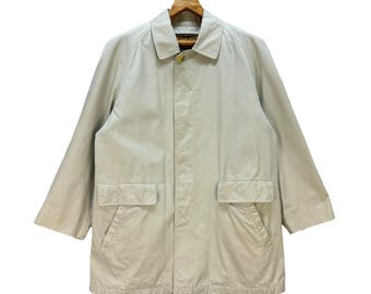 Chaqueta/abrigo vintage de los años 90 de BURBERRYS con botones, talla M #A80-1937