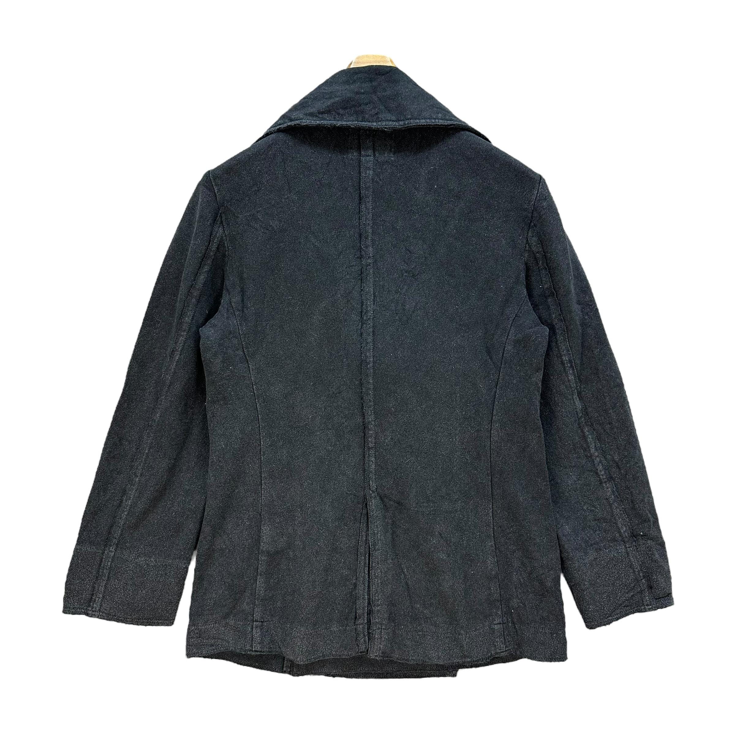 Vintage ZUCCA Double Breasted Wool Coat Jacket Size XS Japanese