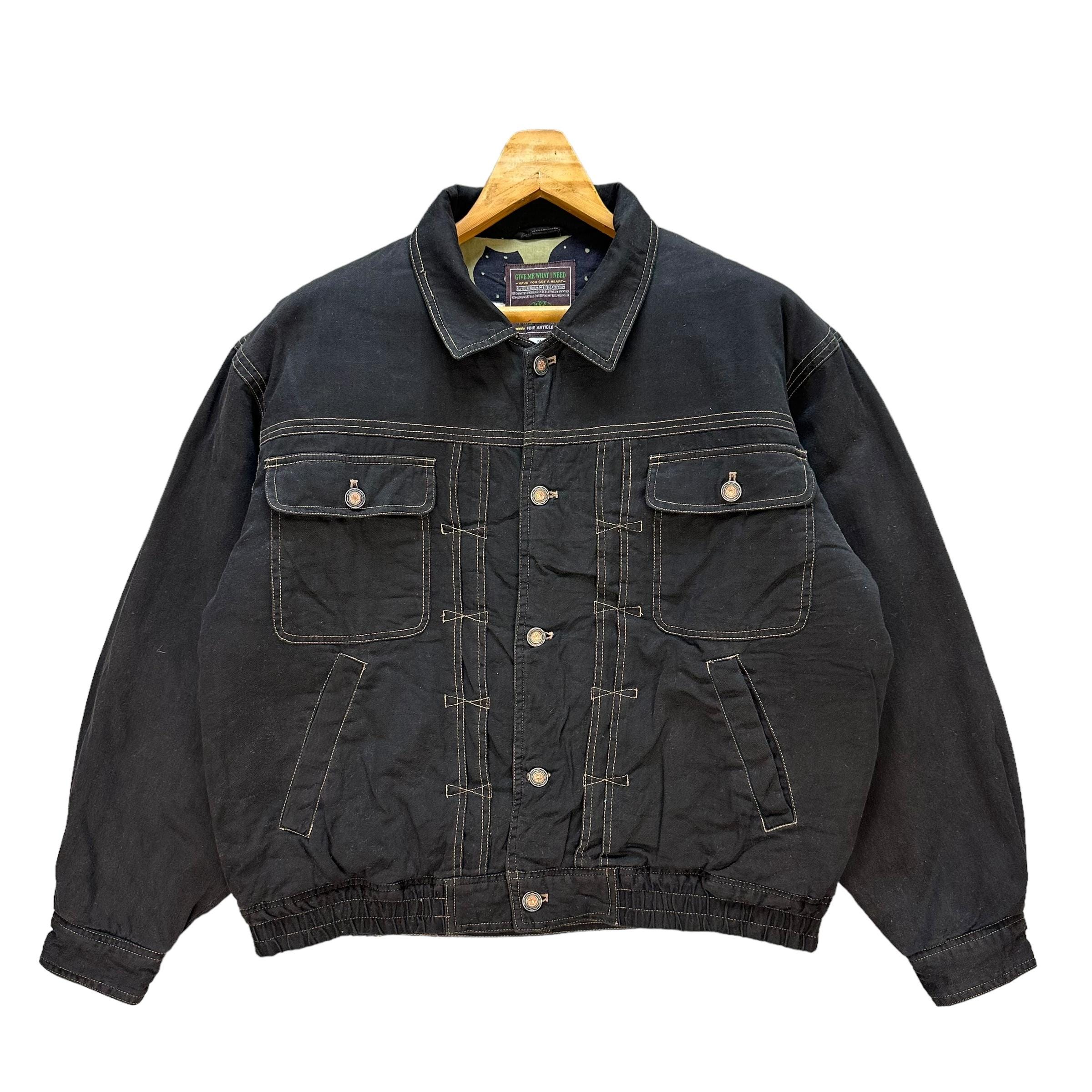 ジャケット・アウター YengYeng PING CHENG 2 Denim Worker Jacket: Japanese Graphics, Size M - Etsy