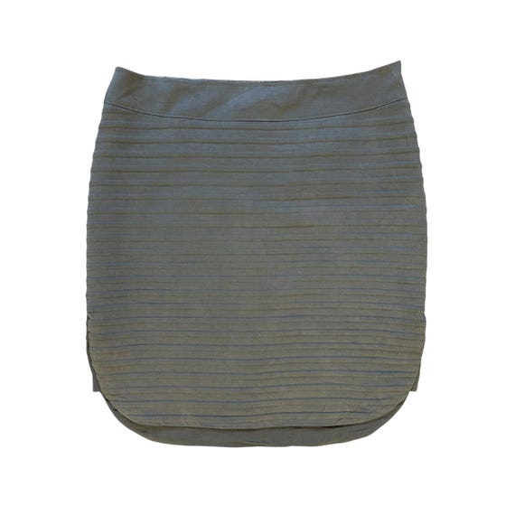 Brunello Cucinelli, Vintage BRUNELLO CUCINELLI Striped Cotton Mini Skirt - Made in Italy - W31