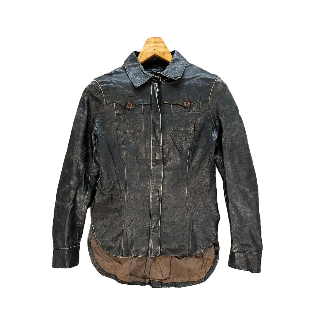 Marco TAGLIAFERRI Vintage レザー ジャケット 90年代ヴィンテージ MARCO TAGLIAFERRI レザージャケット レディース