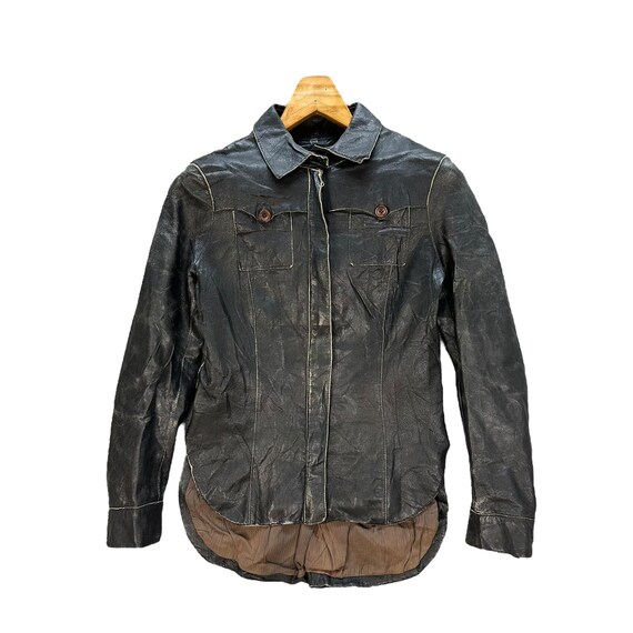 90年代ヴィンテージ MARCO TAGLIAFERRI レザージャケット レディース  