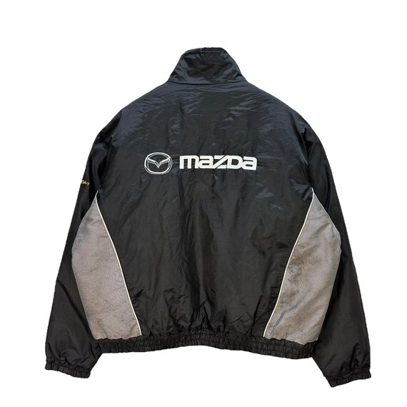 Mazda マツダ ナイロンブルゾン zoom-zoom Vintage Mazda Motorsports Jacket: Embroidered Big Logo, Japanese