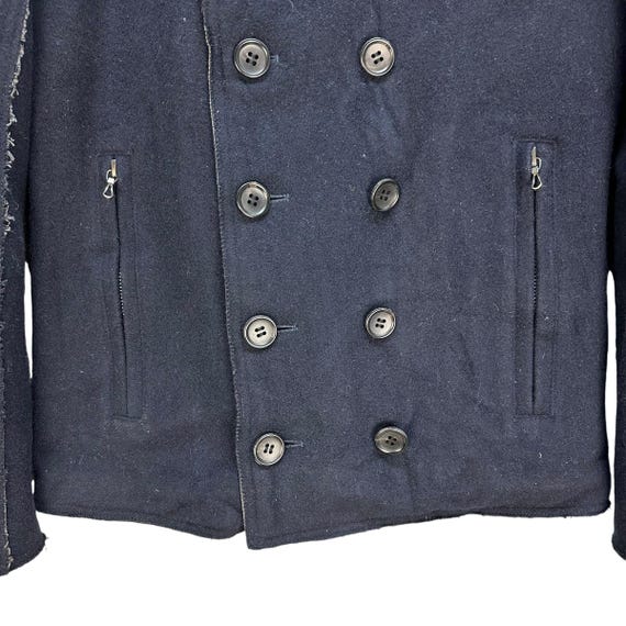 SHELLAC Deconstructed Double Breasted Wool Coat J… - image 3