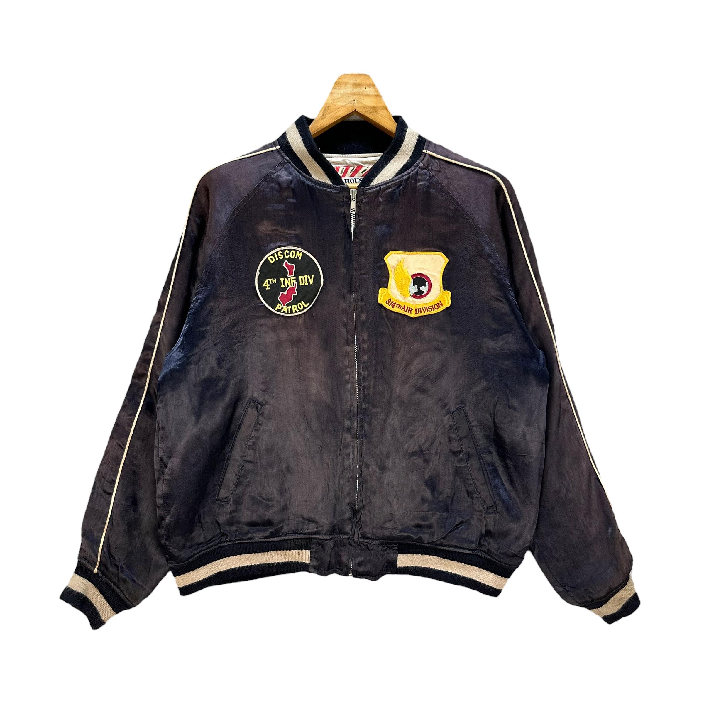 RARE! 90s houston 別珍 souvenir jacket HOUSTON VELVETEEN SOUVENIR JACKET (TIGER) / 別珍- BLACK – CRAFTMAN