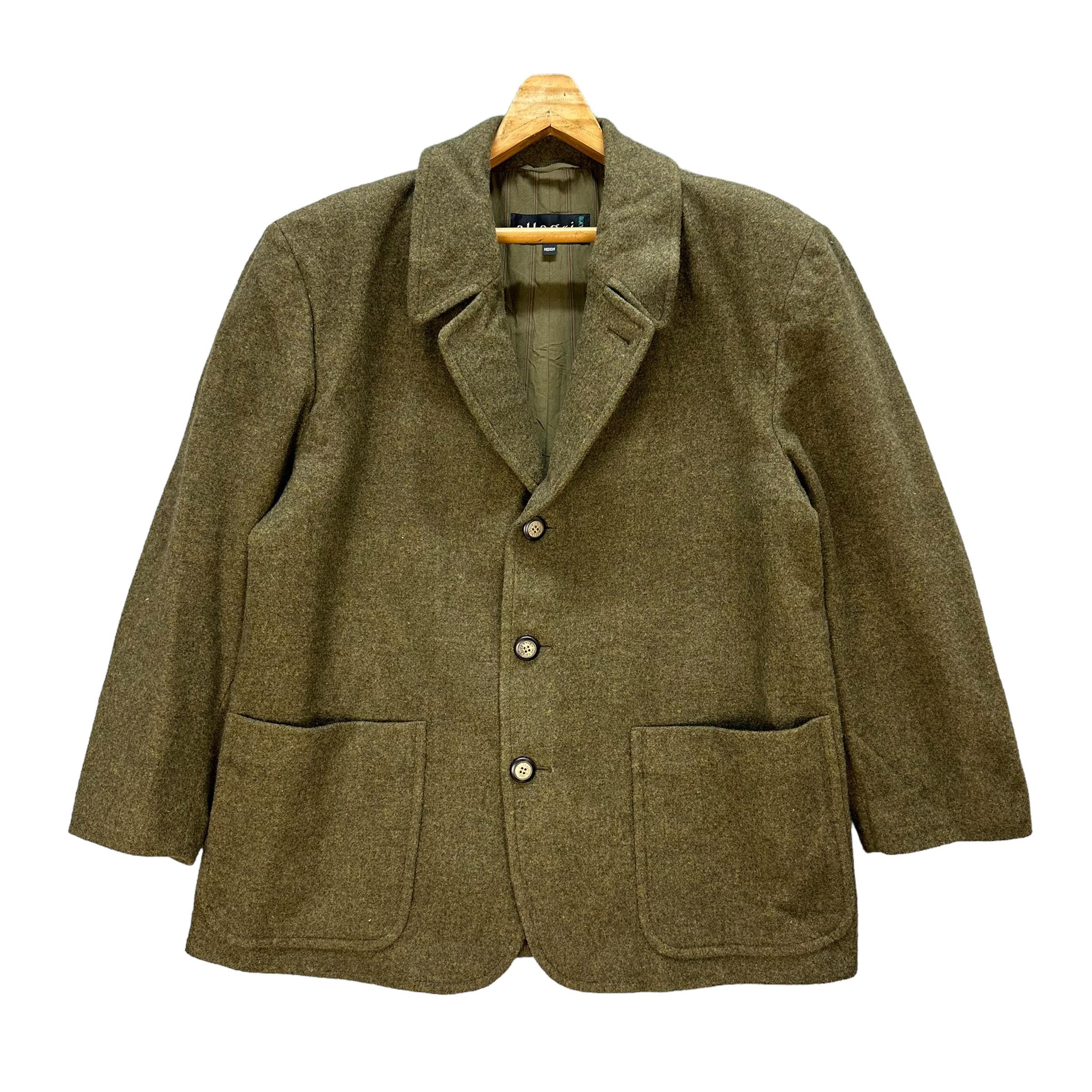 allegri vintage コート made in Italy イタリア製 Vintage Allegri Italy Wool Coat Jacket Black Size L Adult