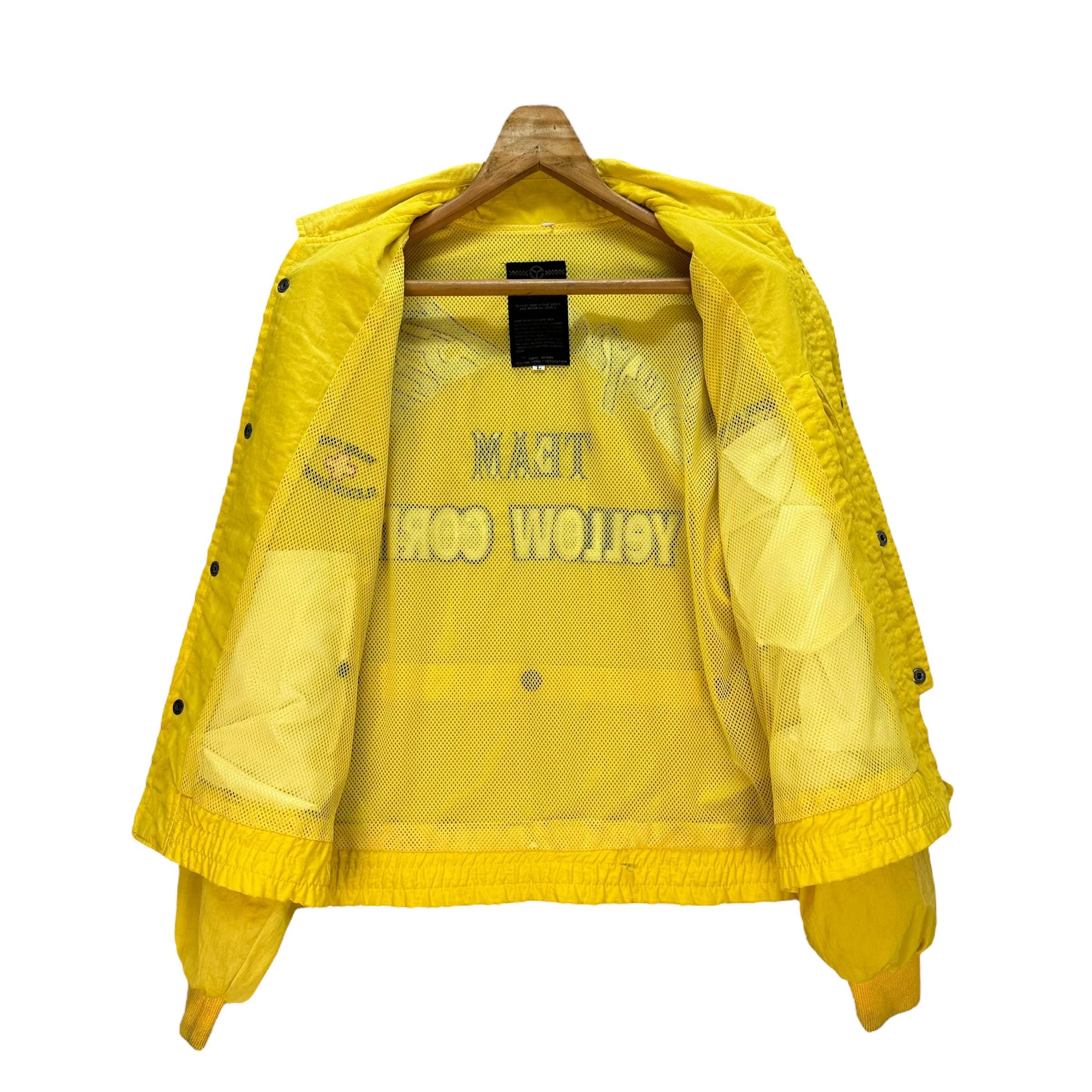 Vintage 90's YELLOW CORN Sledge Hammer Super Bike Team Big Logo