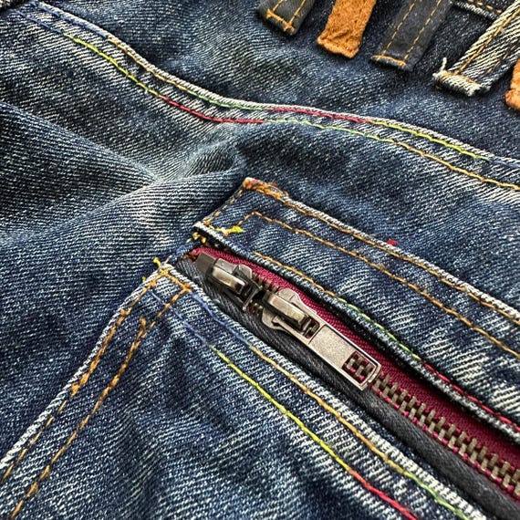 Japanese Brand Breath Mint Double Waist Jean Twisted Legs Denim