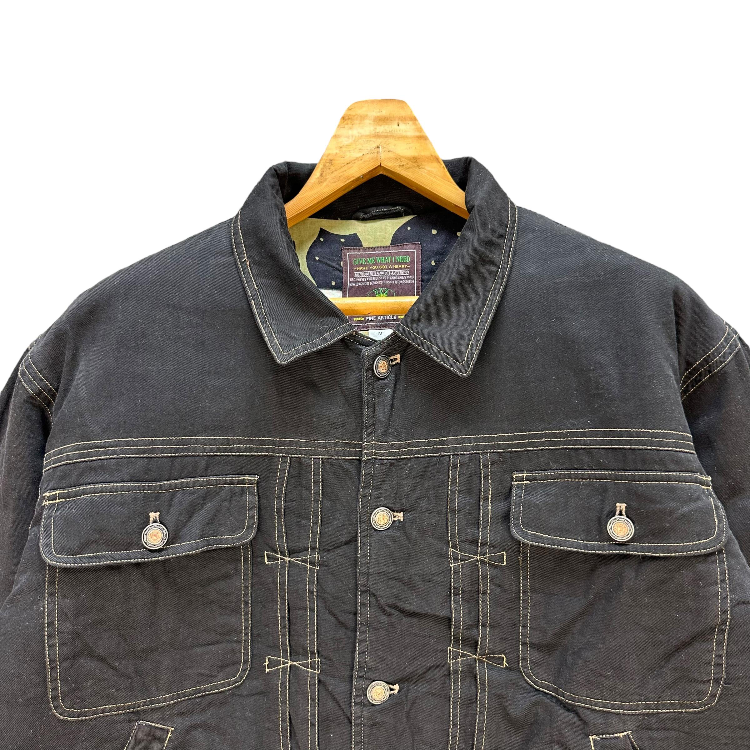 PING CHENG 2 Denim Worker Jacket: Japanese Graphics, Size M - Etsy