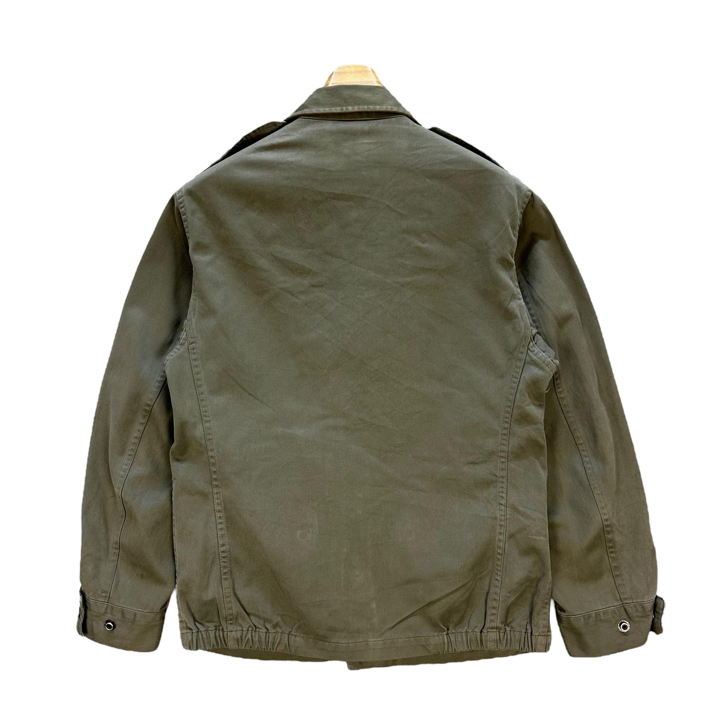 Vintage Military Field Jacket Men's Size S Green Army Jacket #A36
