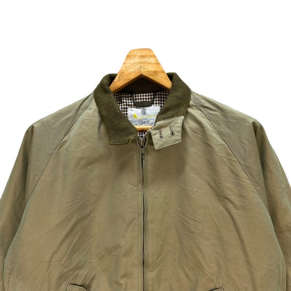 ヴィンテージ アクアスキュータム ハリントンジャケット：メンズ L