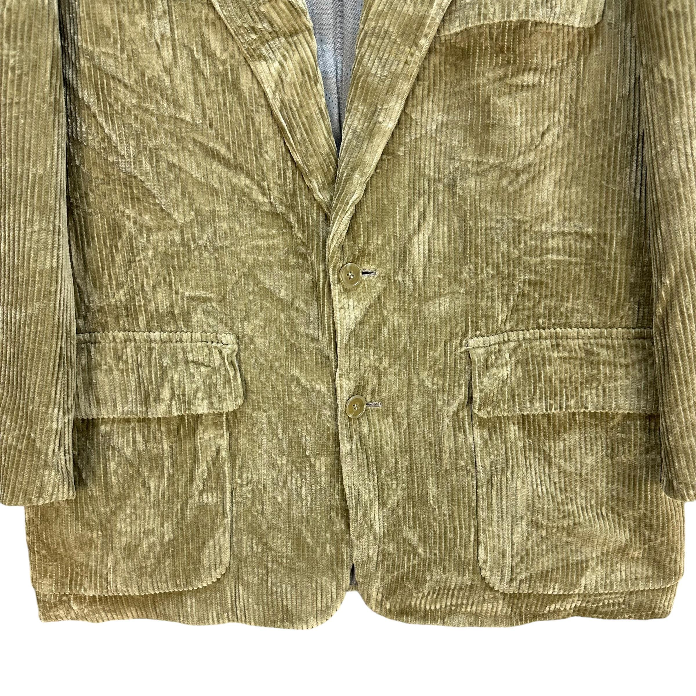 Vintage 90's CHRISTIAN DIOR MONSIEUR Corduroy Suit Jacket